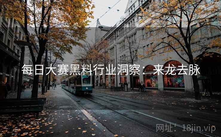 每日大赛黑料行业洞察：来龙去脉