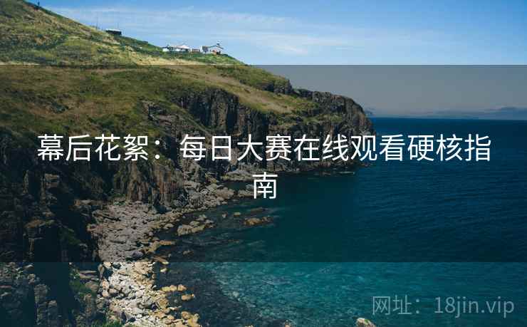 幕后花絮：每日大赛在线观看硬核指南