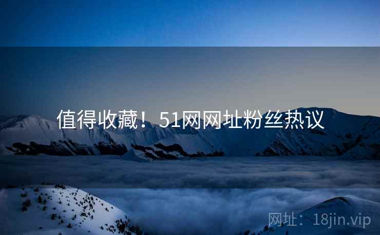 值得收藏！51网网址粉丝热议