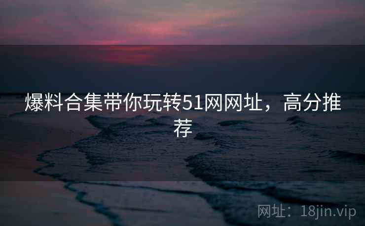 爆料合集带你玩转51网网址，高分推荐